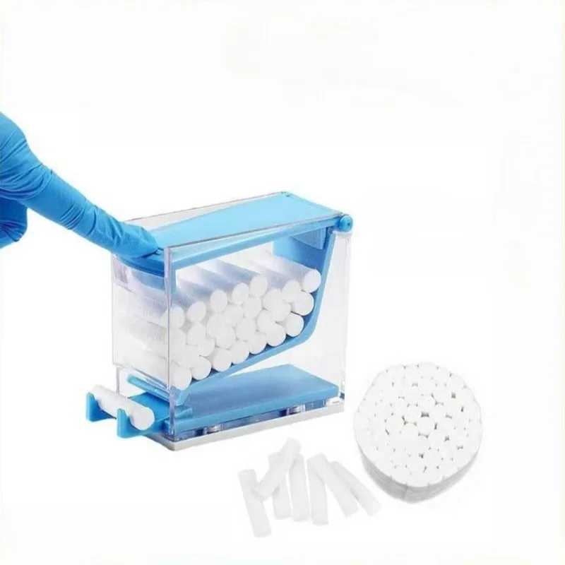 Push-type Cotton Roll Box Cotton Ball Box Cotton Roll Storage Box Various Colors Push-type Cotton Roll Box