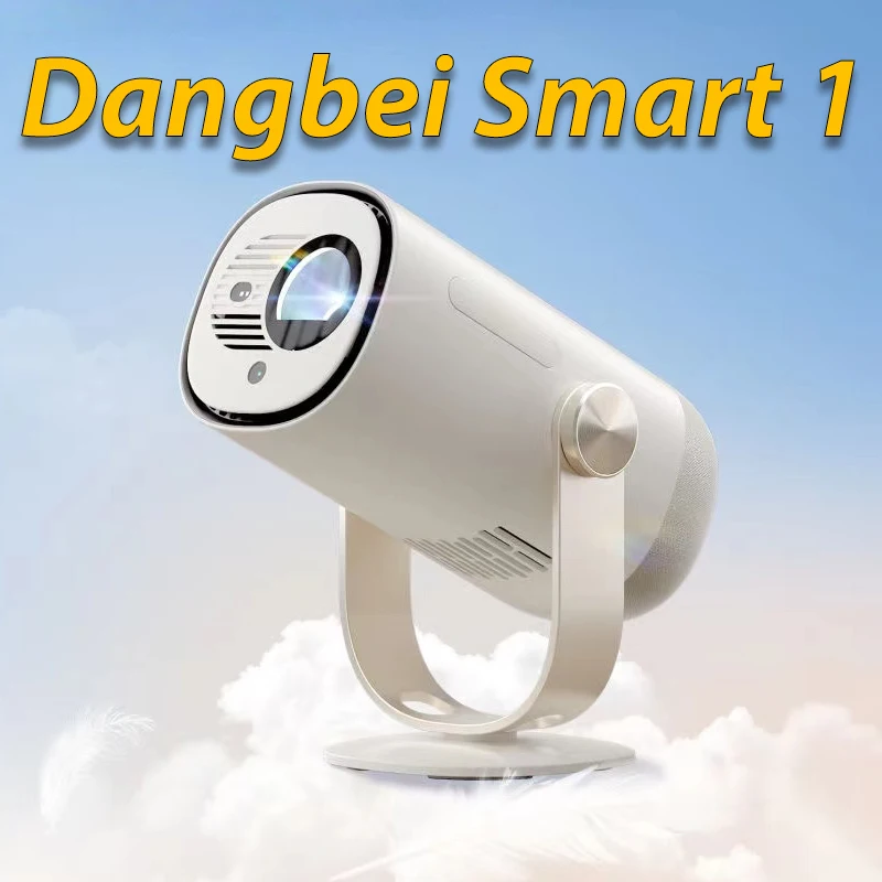 Dangbei สมาร์ท 1 1080P DLP โปรเจคเตอร์ MEMC 450ISO Lumens Long Throw สมาร์ทโปรเจคเตอร์พร้อมขาตั้งปรับ Dolby เสียง Beamer