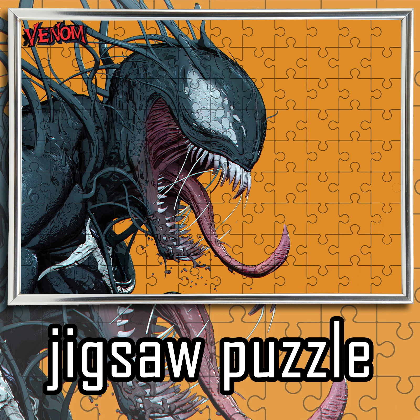 

Тематический пазл Marvel Venom, 108/200/300/500/1000 элементов, деревянная напольная игра-головоломка, украшение для дома, подарок