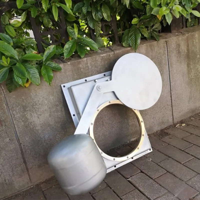 صمام تعويم من الفولاذ المقاوم للصدأ EXW ذاتي الضبط للتحكم في تدفق مياه الصرف الصحي وتعامل التلوث #4