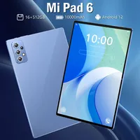 Global Version Original Mi Pad 6 Tablet 10.1inch Android Tab Tablets 16GB+1TB 10000mAh 5G Dual SIM WiFi GPS Children's Tablet PC