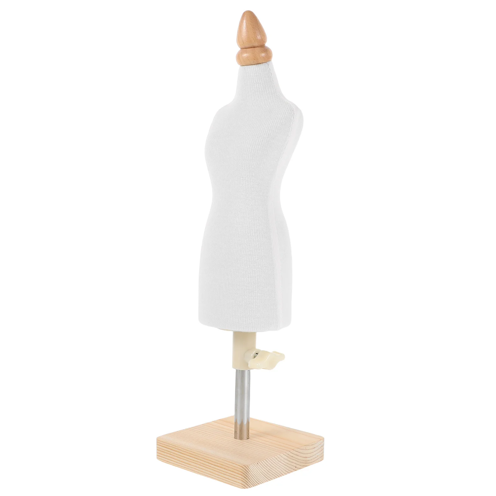 

Adjustable Child Female Mannequin Stand Wooden Base Dress Form for Sewing Dressmaker Clothes Craft Dress Mannequin