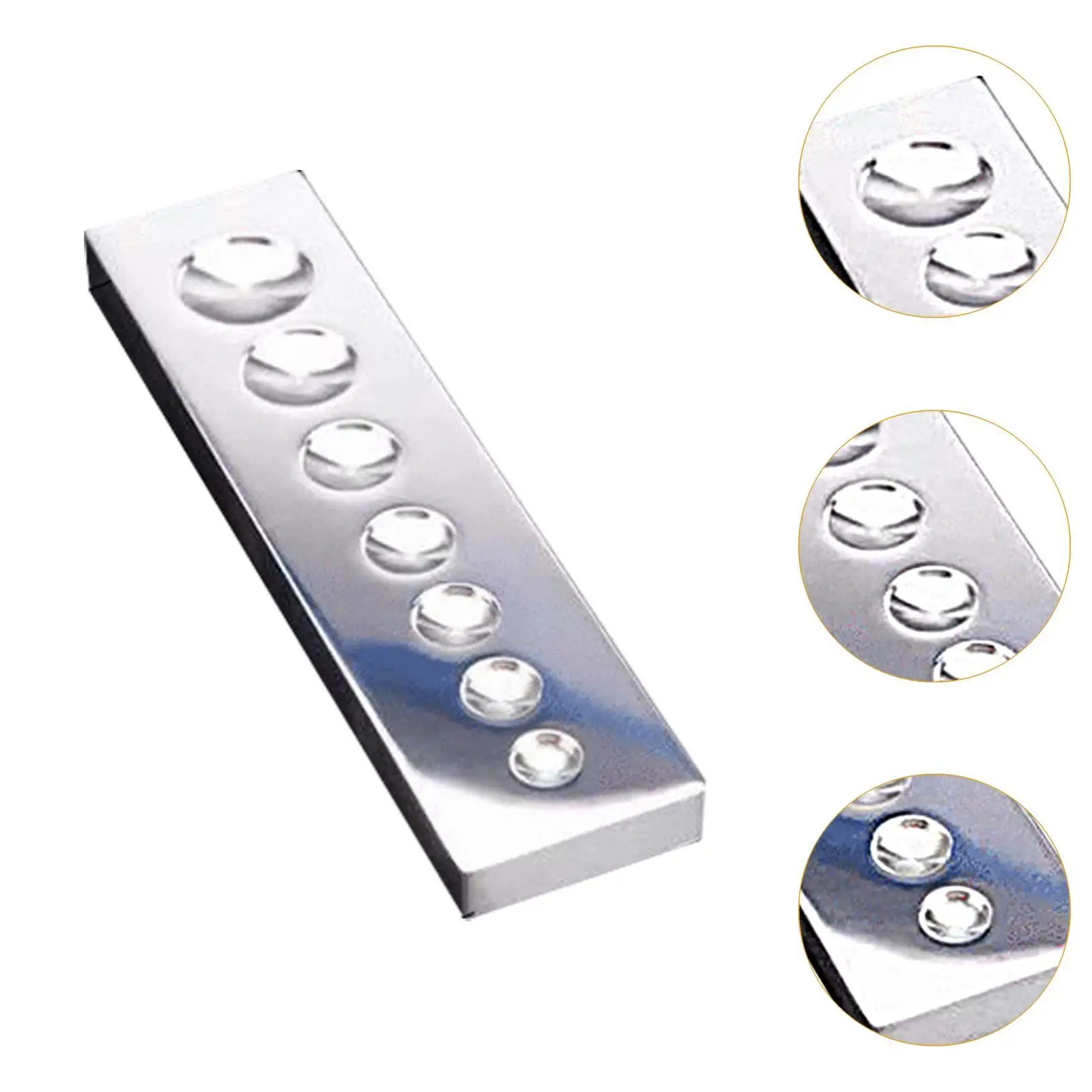 Base de ajuste de remaches de cuero, herramienta de perforación portátil multifunción con agujero de perforación DIY
