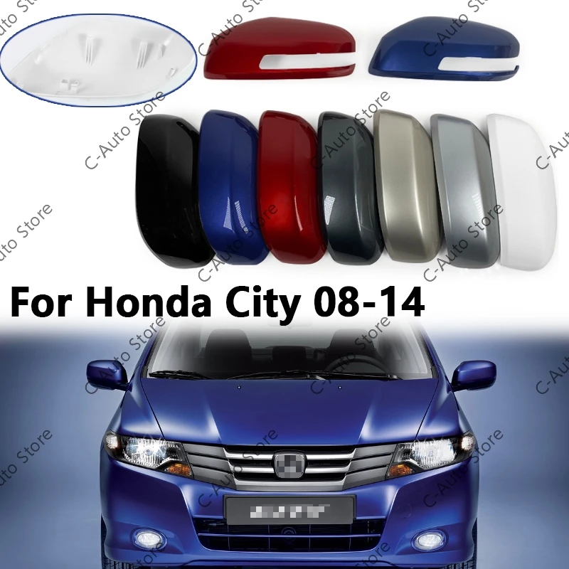 Akcesoria samochodowe do Honda City 2009 2010 2011 2013 2014 modeli obudowa lusterka bocznego z malowaną pokrywą obudowy lusterka wstecznego