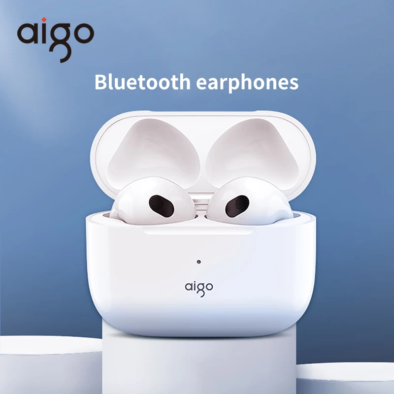 

Aigo T60 True Wireless Stereo Headset Bluetooth 5.4 Waterproof Sport Game Earphone With Mic Headphone For IOS Android Phones