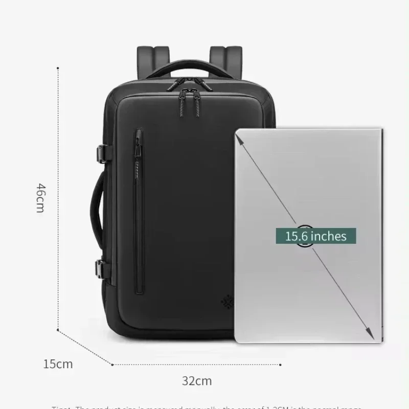 60L Airback Travel Backpack Man Waterproof Vacuum Compression Backpack Airline Approved Business 17 inch Laptop Bag Luggage Bags