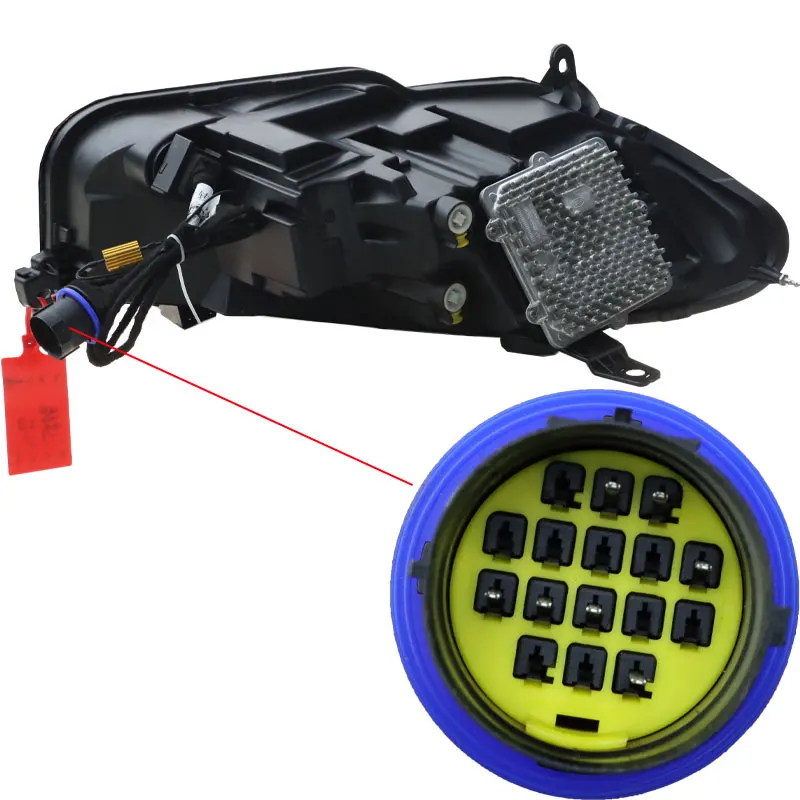 لمصابيح السيارة الأمامية LED لسيارة جاكوار XE 2015-2020 نموذج جديد مطور ومعدل 36 وات ضوء أبيض 6000 كيلو درجة حرارة اللون 12 فولت طاقة