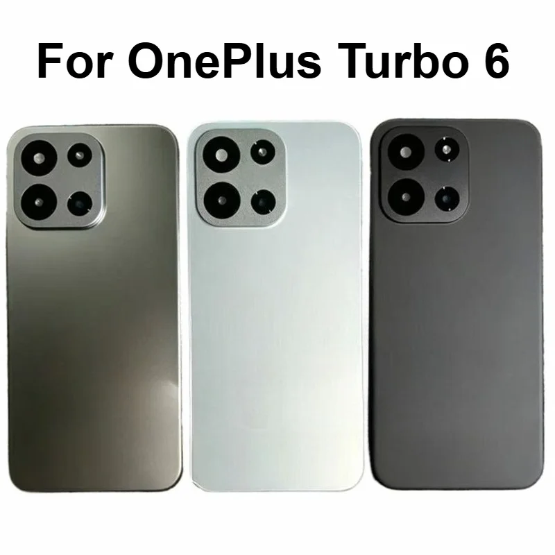 For OnePlus Turbo 6 Back Cover Back Case Rear Case Housing Door AAA+ quality For 1+ Turbo 6 PLU110 Back Cover Replacement Parts