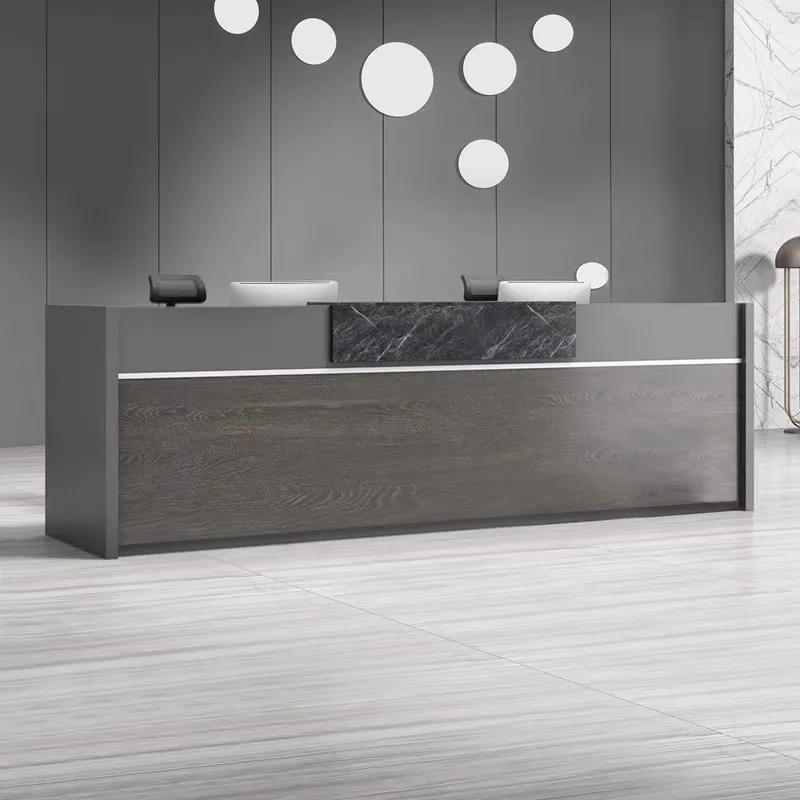 

Office paint front desk reception desk beauty salon bar counter dental hospital cashier shopping mall special-shaped