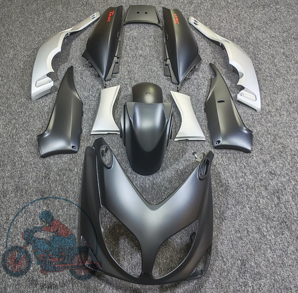 High Quality New ABS Full Fairings Kit Fit for YAMAHA TMAX 500 2001 2002 2003 2004 2005 2006 2007 Bodywork Set Silver Black