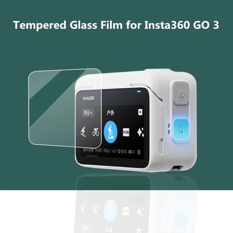 Voor Insta360 Go 3 Hd Gehard Glas Beschermfolie Voor Insta360 Go 3 Screen Protector Voor Insta360 Thumb Camera Accessoires