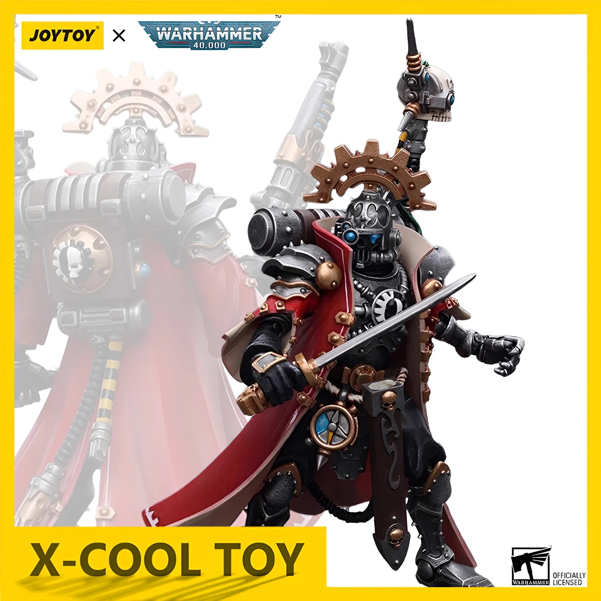 JOYTOY Warhammer 40K Action Figure 1/18 Adeptus Mechanicus Figurine Skitarii Marshal  Joints Movable Figure Collection Model Toy