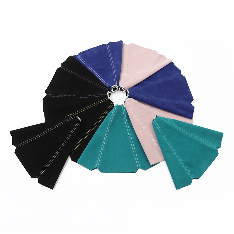 Macaron Car Gear Shift Knob Flocking Cover Universal Shifter Boot Dust Cover Suede Waterproof Decorate Car Interior