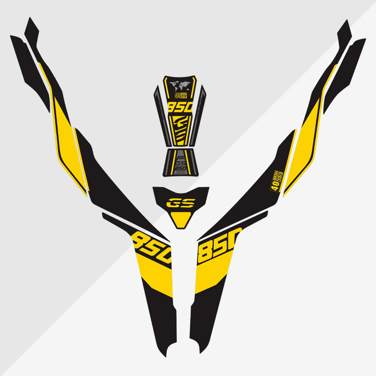 

For BMW F850GS F850 GS 2018-2021 40 YEAR Body sticker Protector Motorcycle accessories Sticker Decal