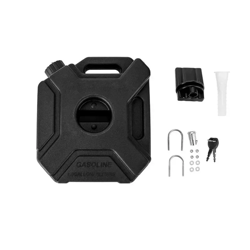 بيع جديد جيد 5L لخزان الوقود الاحتياطي للدراجات النارية مع قفل خزان الديزل ملحقات الدراجة النارية سماكة طبول الزيت #3