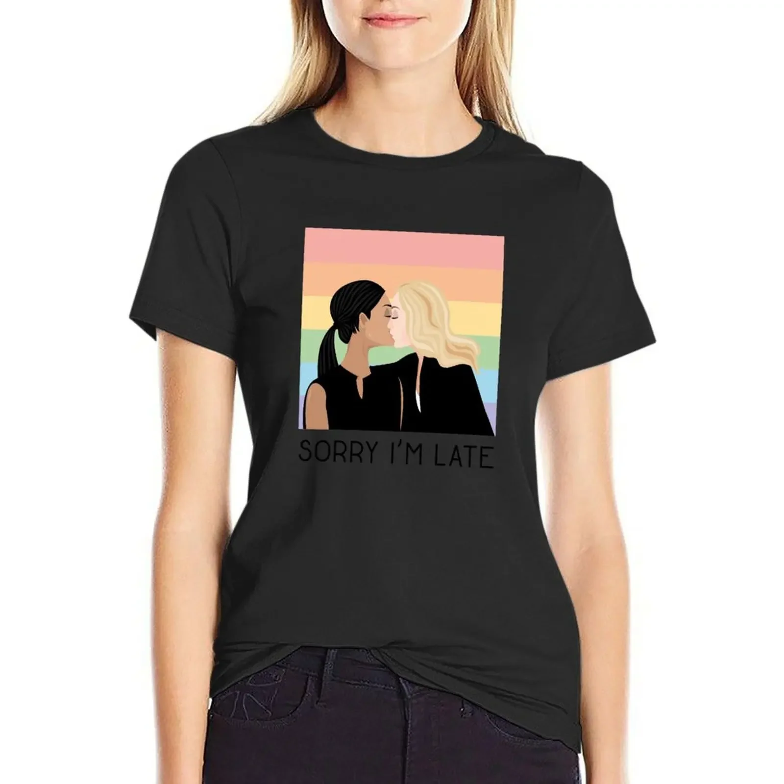 

Stella Gibson and Reed Smith - The Fall T-Shirt funny cute tops cute clothes cat shirts for Women