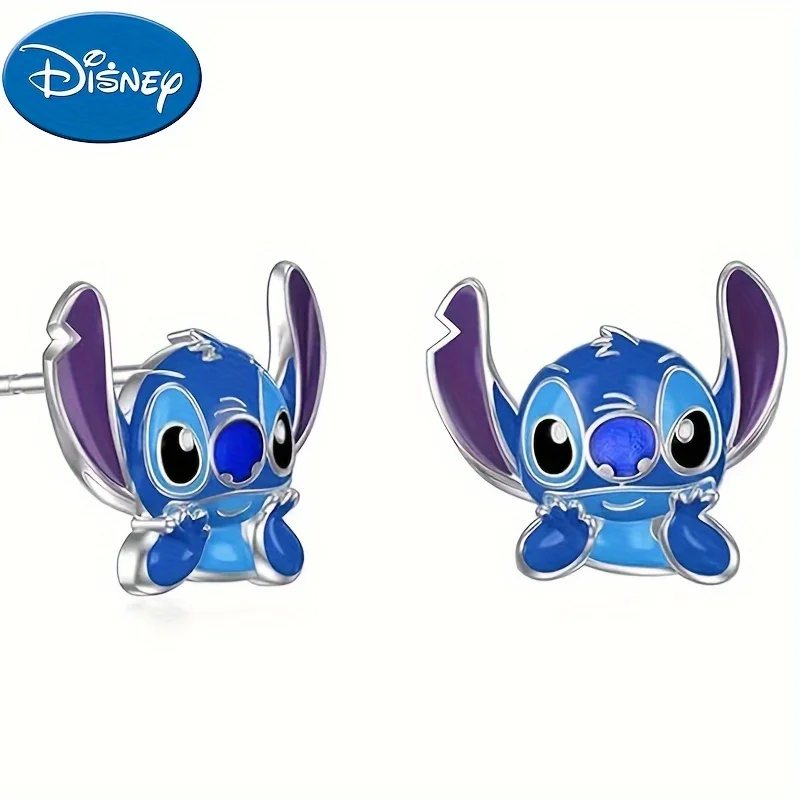 Cute Stitch Stud Earrings Jewelry, Blue Color Monster Adorable Ear Studs Decoration, Birthday Gifts