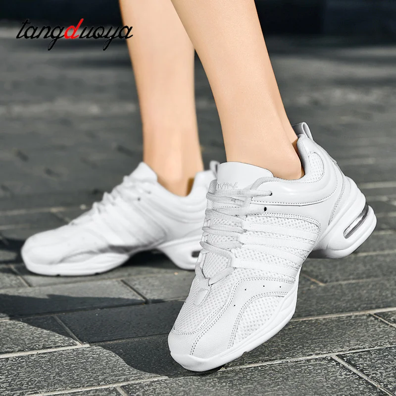 Women Jazz Dance Shoes Modern Jazz Dancing Shoes Salsa Modern Hip Hop Dance Sports Teacher Girls Dancing Shoes Ladies Sneakers