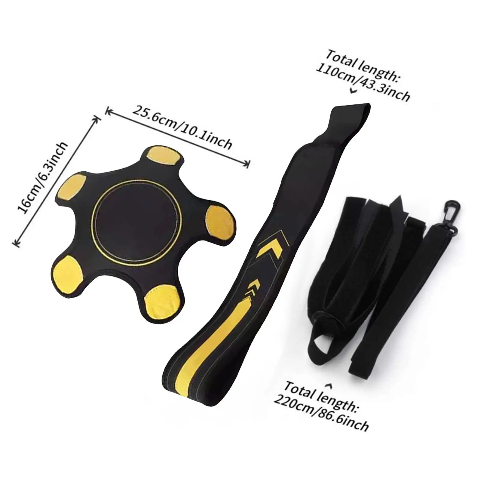 Soccer Trainer Football Training Belt Universal Fits Balls 3, 4, and 5, Football Training Equipment Solo Soccer Kick Trainer
