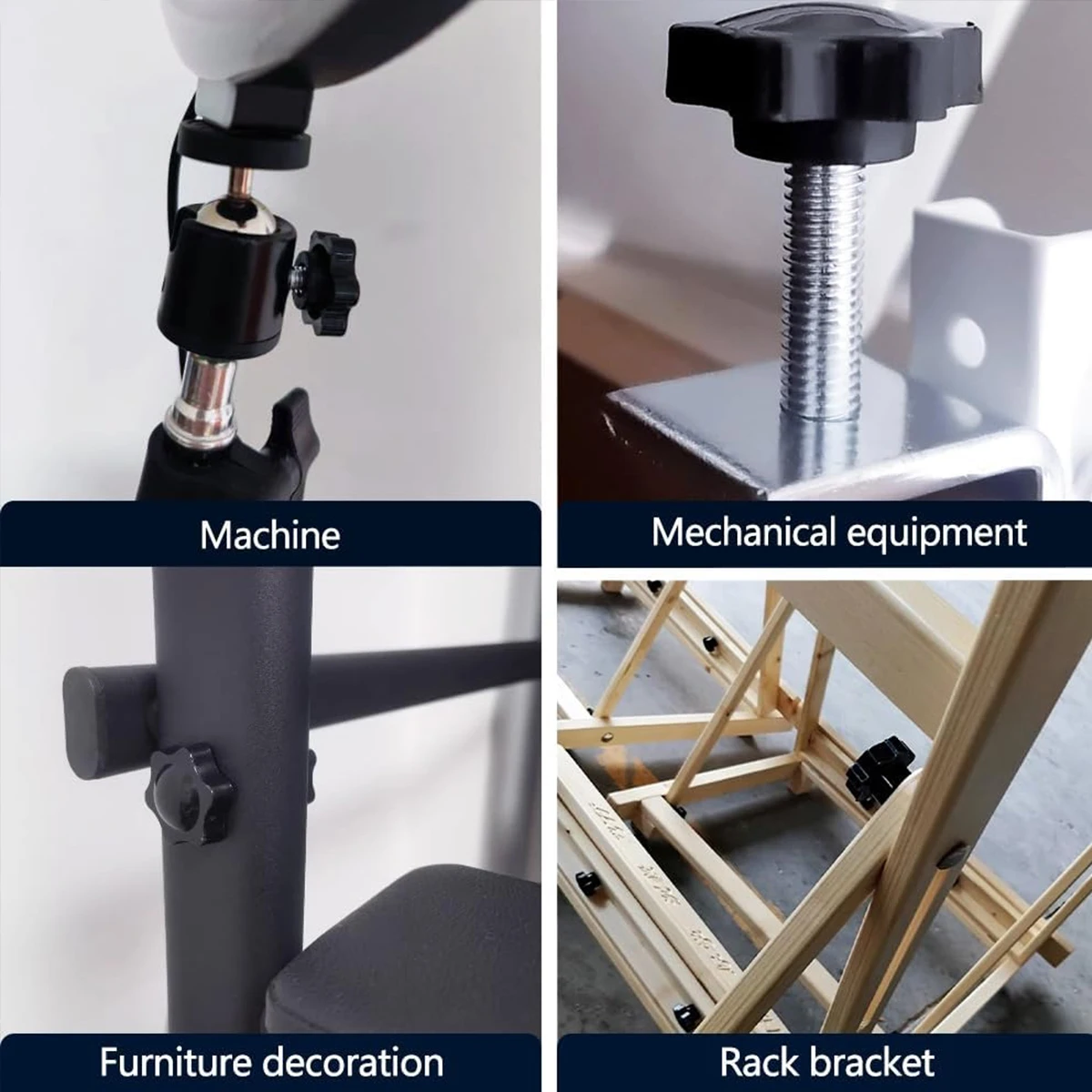 68 個 M5x8/10/12/16/20/25/40 ミリメートル炭素鋼黒プラスチック星頭ネジ固定ネジメトリックハンドルネジボルトファスナー