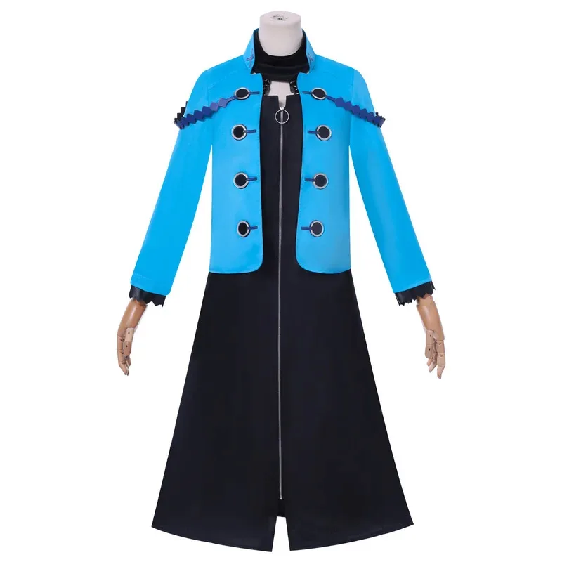 Fantasia de cosplay virgn punk: dança de penas de gelo divino anime estilo 2d roupa de dramatização carnaval roupas de dramatização de halloween