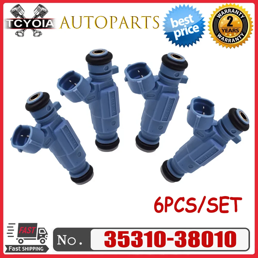4Pcs/lot Fuel Injector Nozzle 35310-38010 For Hyundai Santa Fe XG350 Sonata Kia Amanti Optima Sorento Sedona 2.4L 3.5L 1999-2006