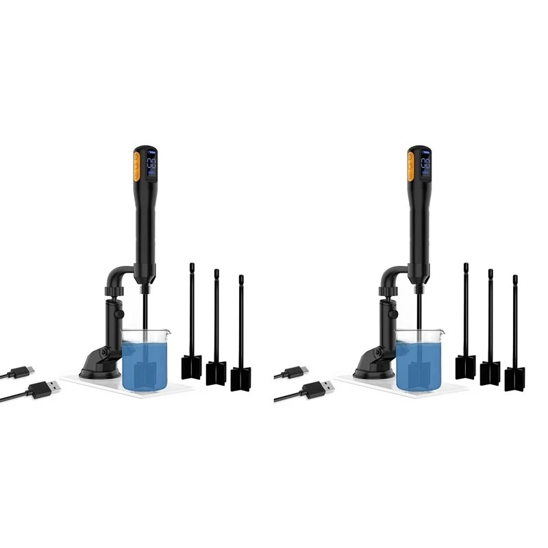 FAST-2X Upgraded Resin Mixer, Epoxy Resin Electric Stirrer, Paint Mixer & Timed Epoxy Resin Mixer With Mixer Stand