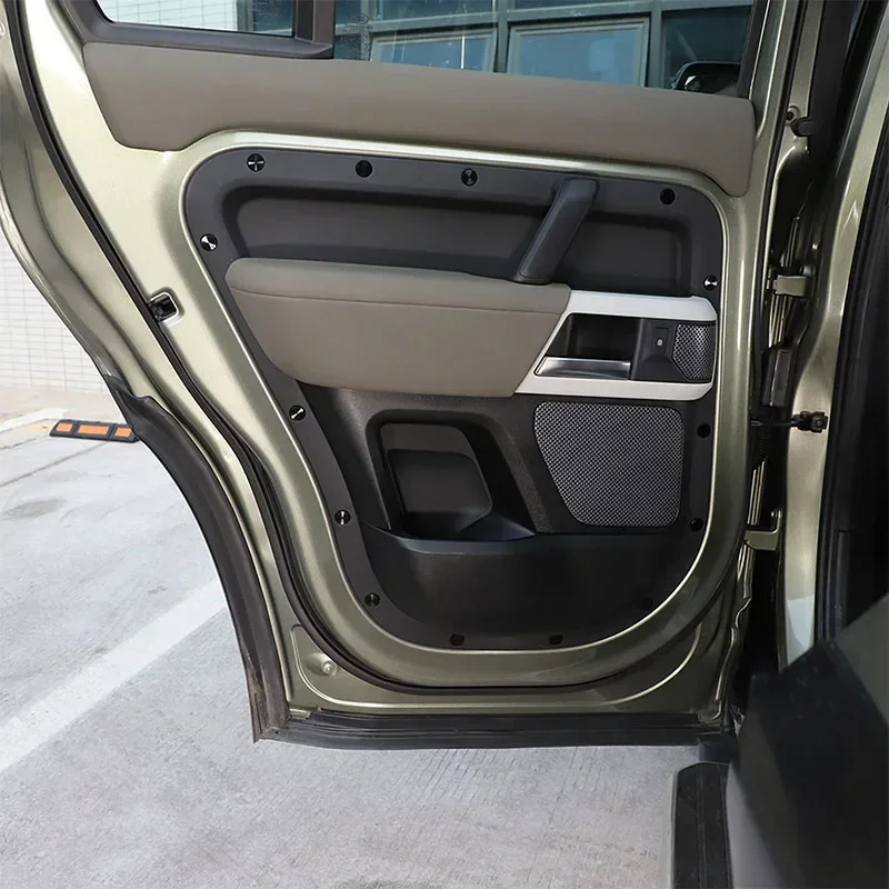 

For Land Rover Defender 110 2020 - 2024 Car Door Dashboard Screw Protection Covers Stickers Aluminum Alloy Interior Accessories