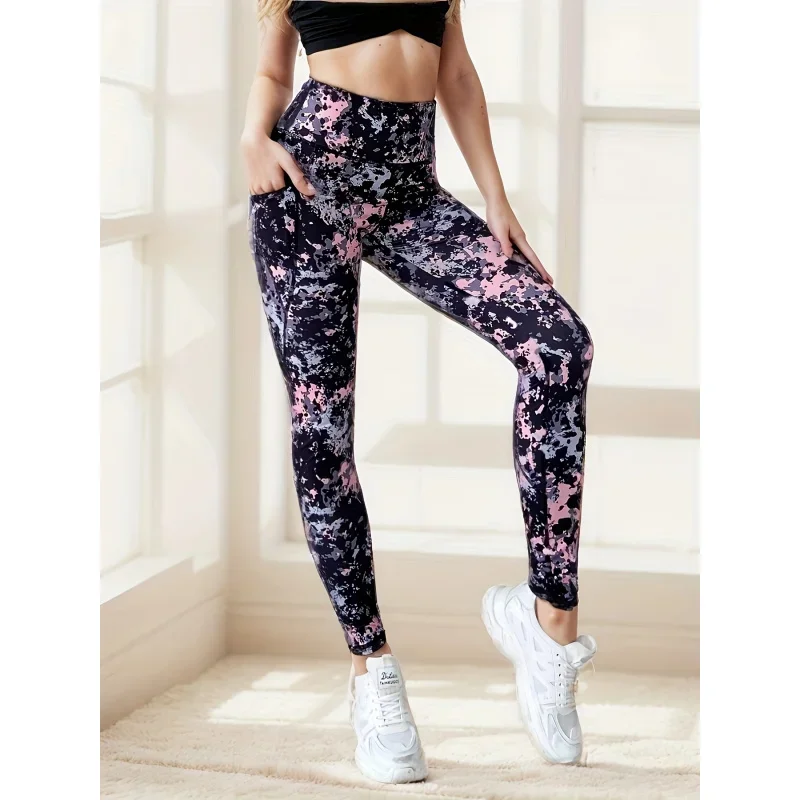 

New Print High Waist Soft Comfortable Fashion Fitness Sports Yoga Pants Leggings Outer Wear