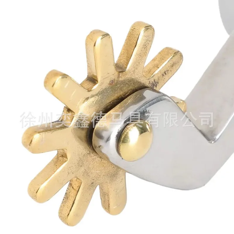 304 Stainless Steel Western Spurs, Plain Cowboy Spurs, Universal Equestrian Riding Tack