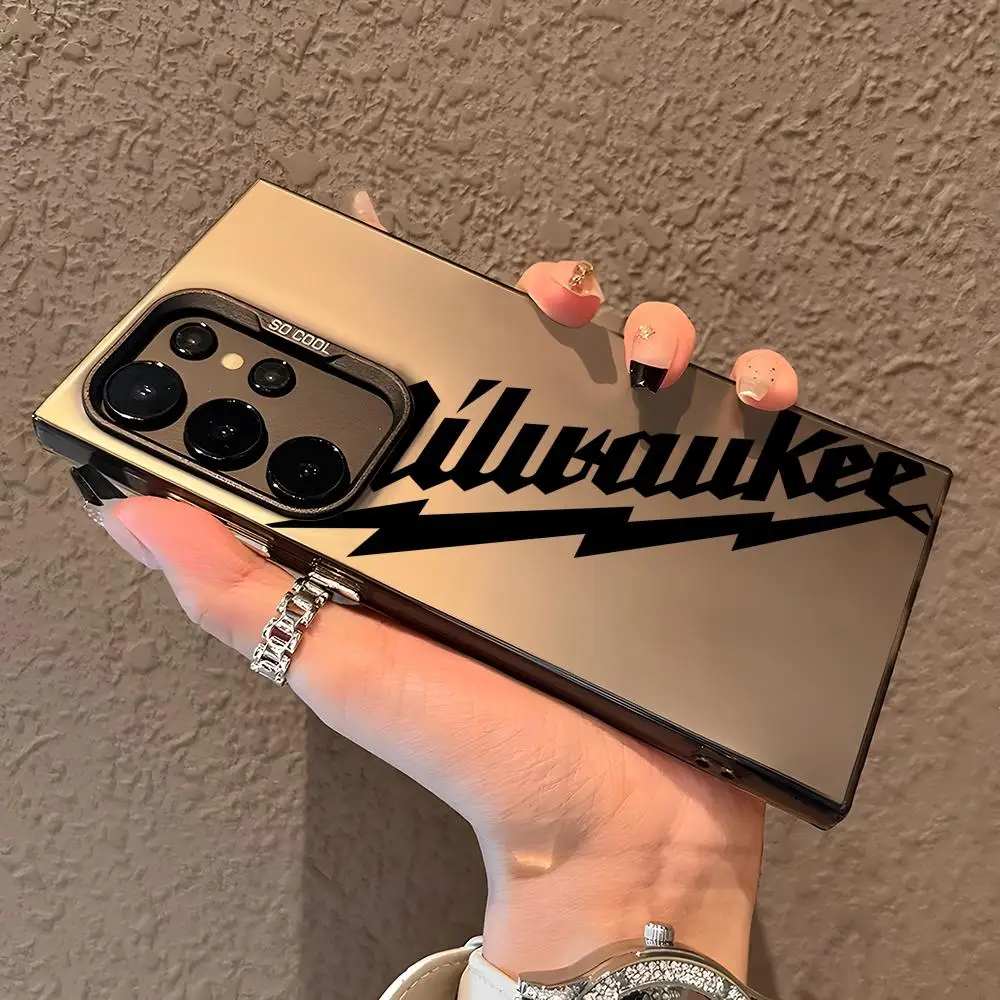 حافظة لهاتف سامسونج جالاكسي S25 Edge S24 S23 S22 S21 S20 Ultra Funda غطاء فضي من السيليكون