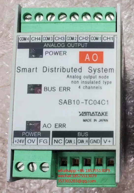 

FOR YAMATAKE SAB10-TB04C1 SAB10-TC04C1 Intelligent Distributed Control 1 PIECE