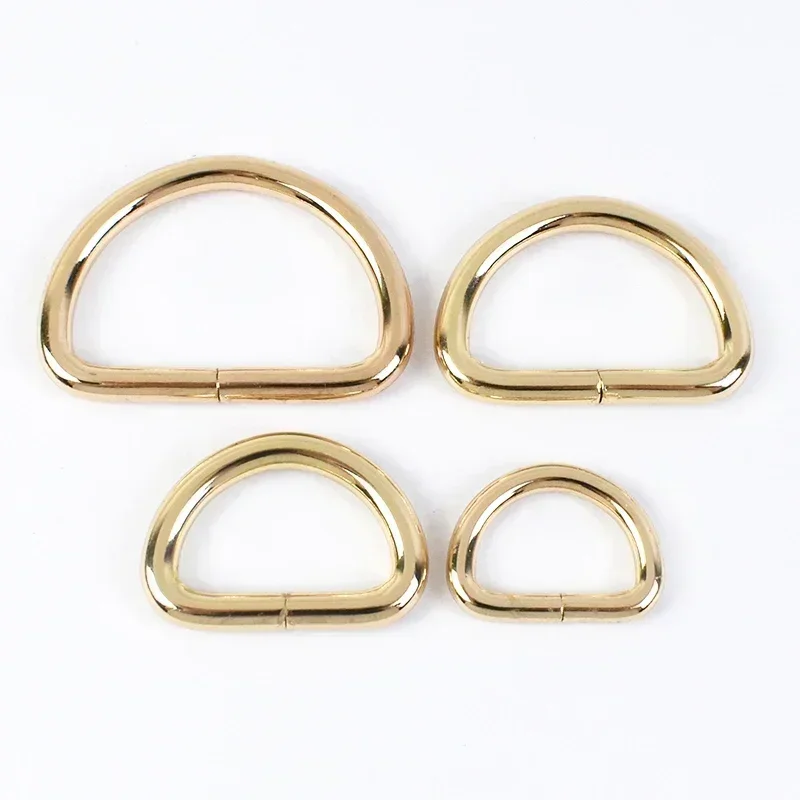 50pcs 13-50mm Metall d Rings chn allen für Taschen riemen Gurtband Gürtels chnalle Griffe Verschluss schlaufen DIY Handtasche Leder zubehör