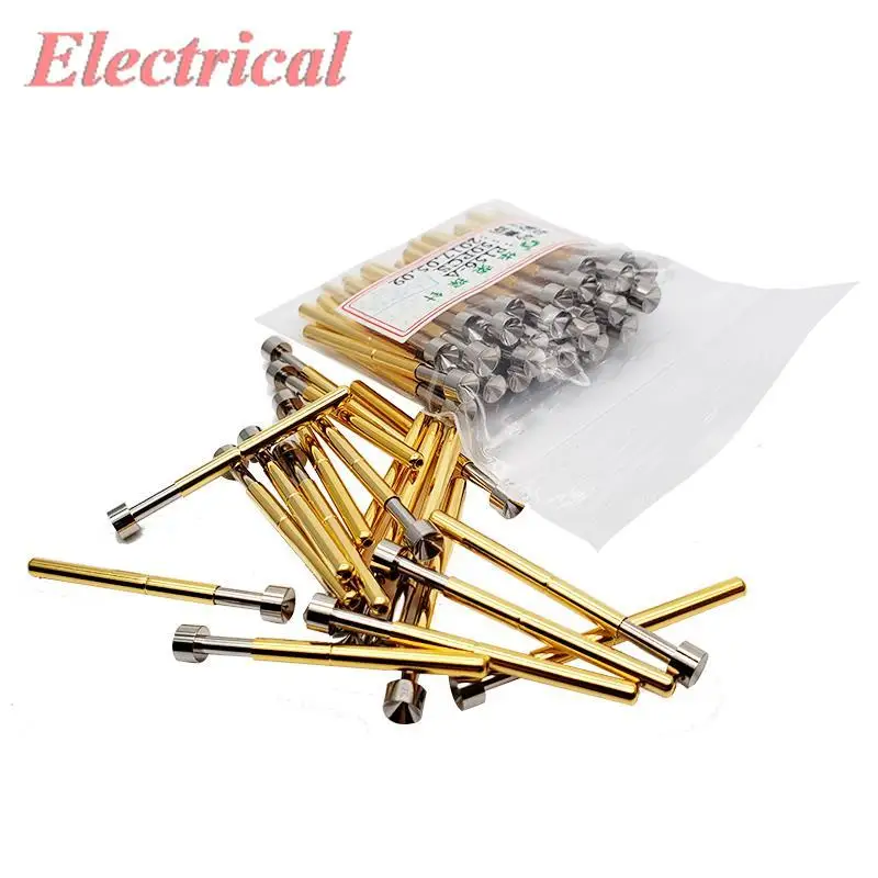 Spring PCB ICT Testing Contact Probes Pin PA156-A B D G H E J Q1 Q2 T 2.36mm Dia. Hight Carbon Steel Test Probe Pin