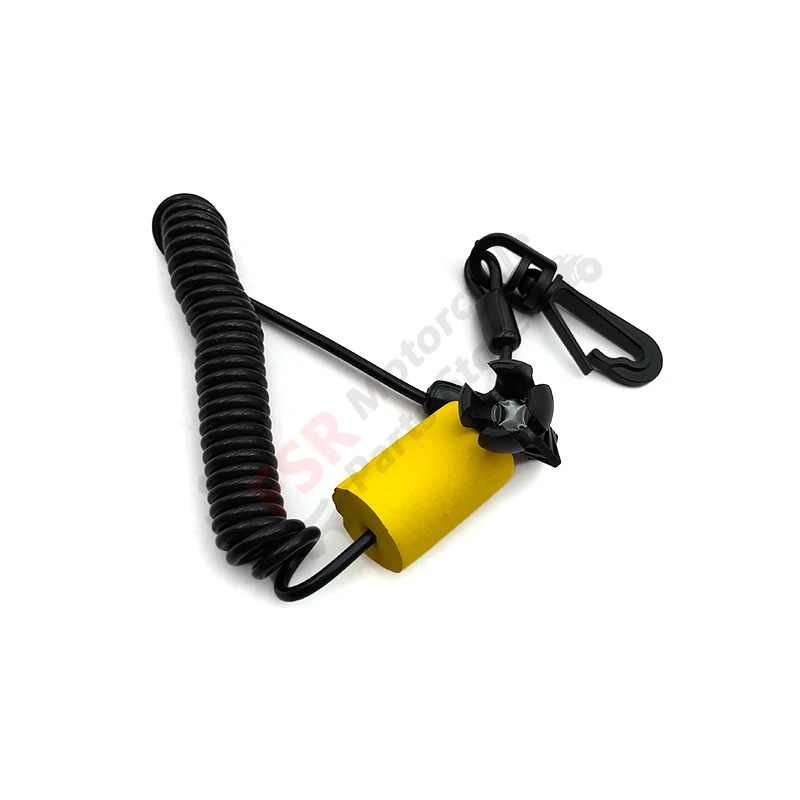 คลิปบนความปลอดภัย Lanyard Tether กุญแจลอยสําหรับ SeaDoo 1630 GTX GTS GTI RXT RXP RXT-X 278003400