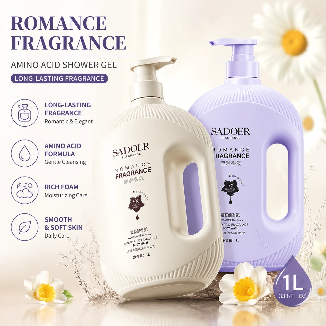 gel-doccia-profumato-agli-aminoacidi-con-grande-capacita-di-ritenere-la-fragranza-controllare-l'olio-idratare-e-pulire-la-pelle