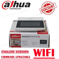 Dahua VTH2611L-WP IP WiFi Indoor Monitor PoE 4.3inch TFT Touchscreen Set DND period IPC Surveillance