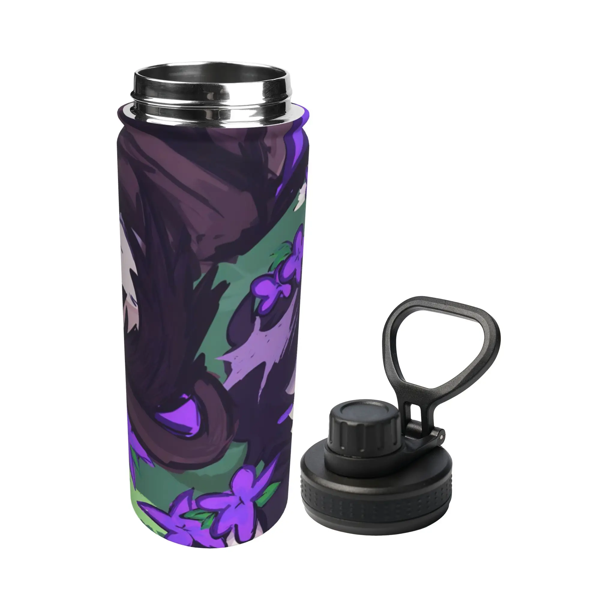 Azuretime Anime Azure Two Time 18OZ Sports Insulated Kettle  Coffee Cups Stainless Steel Travel Outdoor Mug Hot Cold Drink