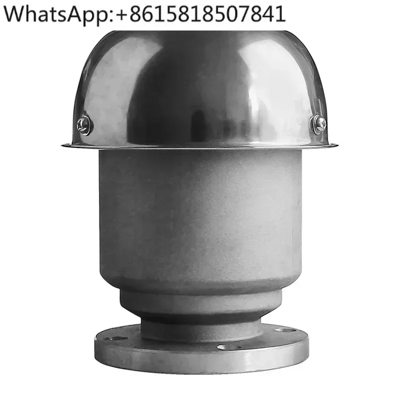 Fire-resistant vacuum pressure cap, fire-blocking breathable cap, spring mechanical breathing valve, gasoline filling