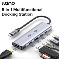 Llano 8K Hub Typec to HDMI 2.1 HD Display Docking Station for 4k60/144/165Hz 2k Converter for Tablet Laptop Projector