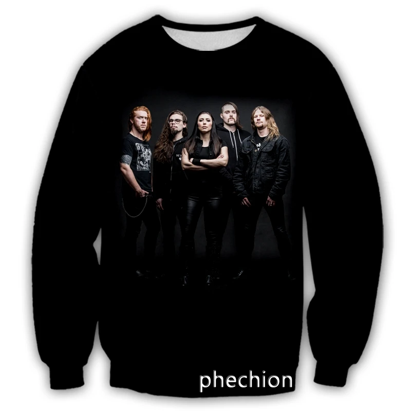 phechion New Men/Women 3D Unleashed Rock Band Casual Sweatshirt Fashion Streetwear Men Loose Sporting Sweatshirt D33