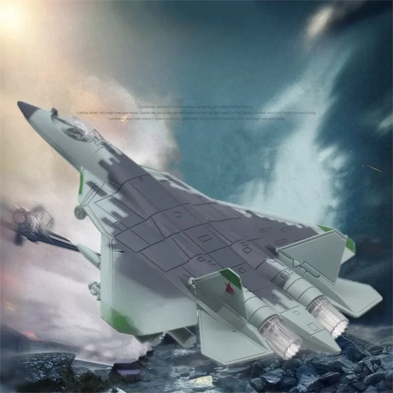 

Alloy Russian Su-57 Fighter Jet Aircraft Model Simulation Aviation Passenger Plane Children's Toy Model Gifts With Sound & Light
