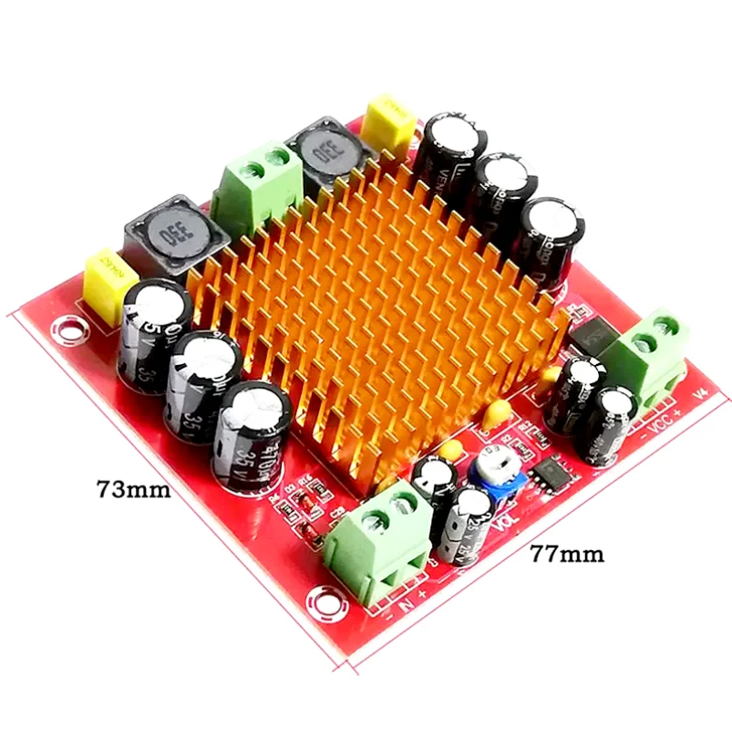 XH-M544 Single Channel 150W Digital Amplifier Board TPA3116DA Digital Audio Amplifier Board 12-26V