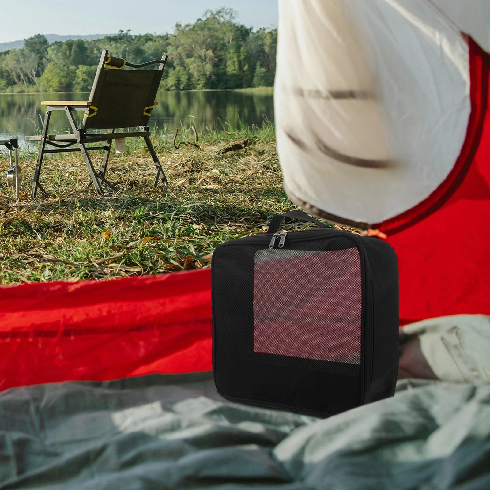 

Compression Packing Cubes Outdoor Storage Bag Waterproof Lightweight Travel Organizer Mesh Luggage Pouch For Camping Gym