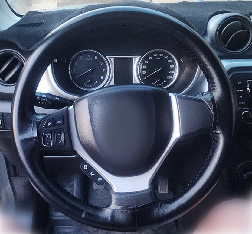 40 ซม.42 ซม.45 ซม.47 ซม.50 ซม.รถบรรทุกรถขนาดใหญ่พิเศษพวงมาลัยประดิษฐ์หนังพวงมาลัยรถ braid ทนทาน