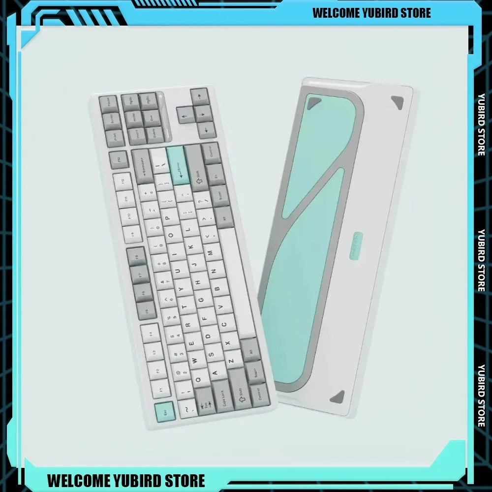 EvoWorks EVO80 Aluminium Alloy Gaming Mechanical Keyboards Three Mode Hot Swap Keyboard Customized Gaming Accessories Man Gifts