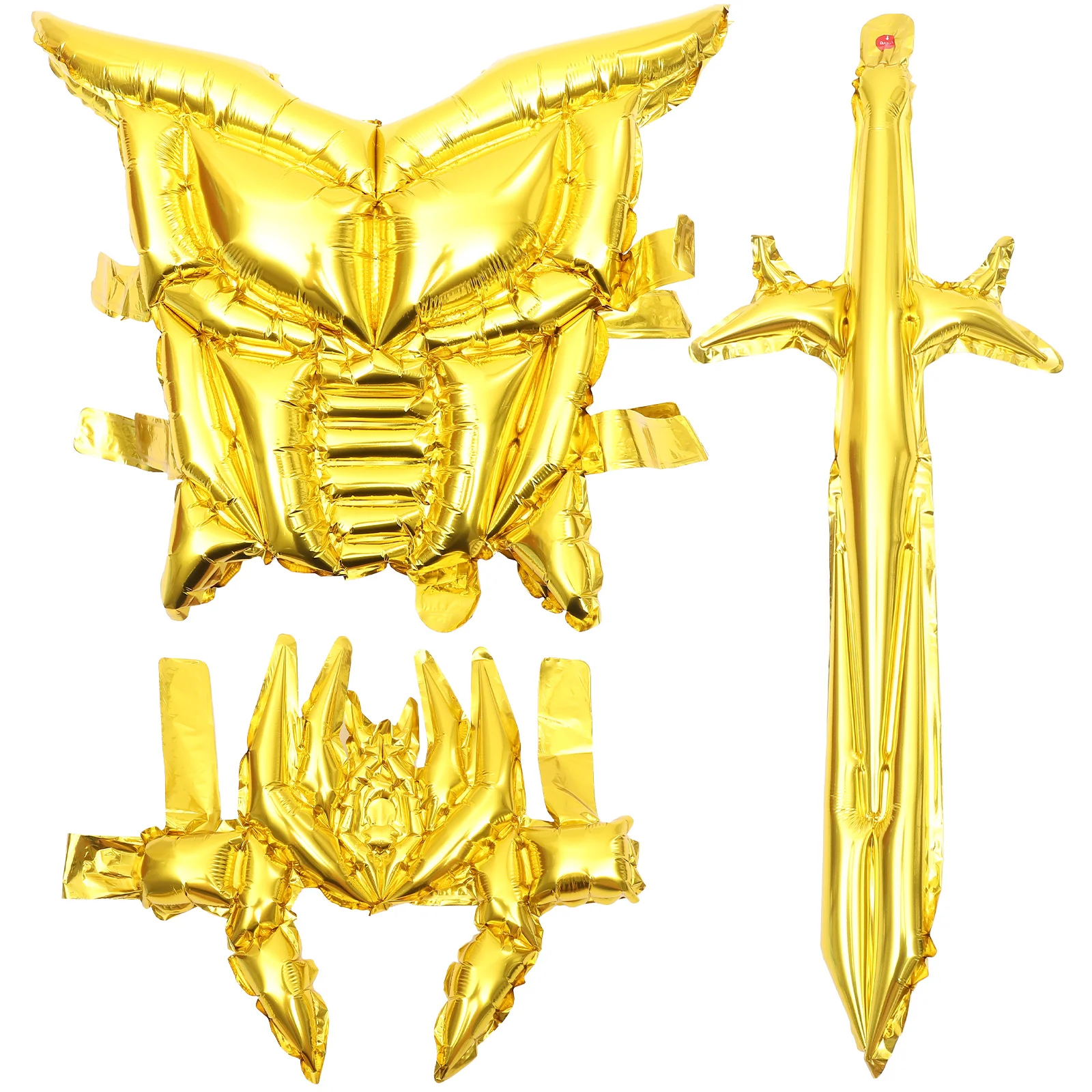 

1Set Armor Balloon Set Non-Fading Lightweight Cosplay Costume for Birthday Party Stage Performance Prop Cosplay Decor