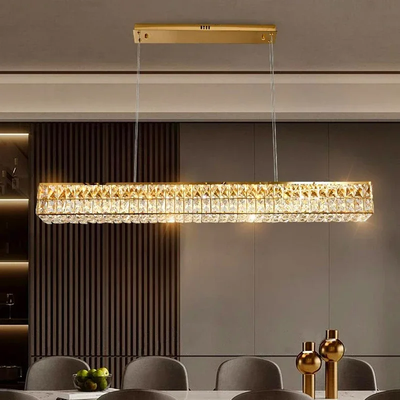 

Modern Luxury Crystal LED Pendant Light Chandeliers for Living Dining Room Restaurant Home Indoor Decoration Pendant Lamp