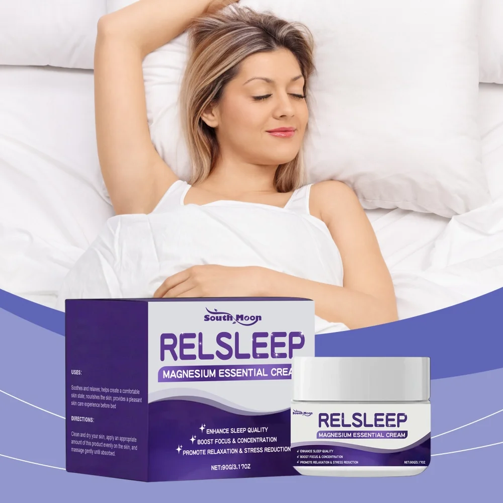 

Magnesium deep sleep aid at night relieves anxiety, stress, muscle soreness, relaxation, and improves sleep quality