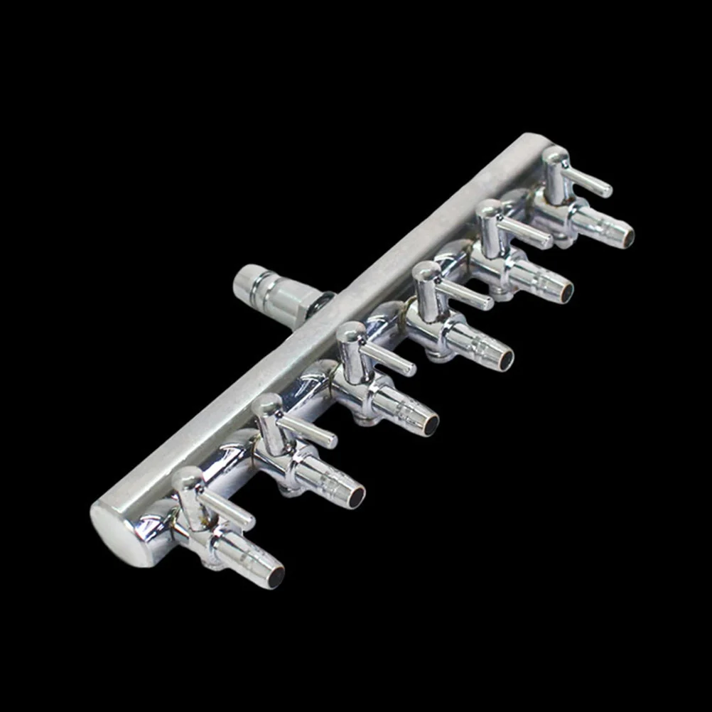 

Oxygen Tube Distributor Stainless Steel Air Connector For Aquarium Fish Tank Tubing Extension Straight Valve